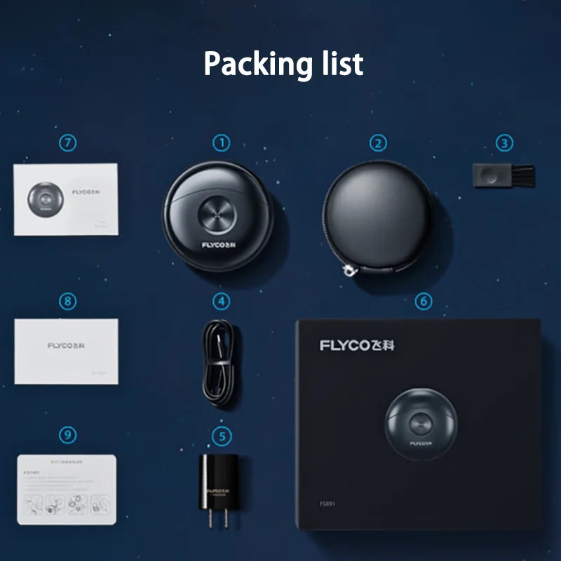 FLYCO FS891 Small UFO Mens High Quality Electric Shaver Small and Portable Mini Shaver Mini Shaver Is Suitable for All Scenes 240719