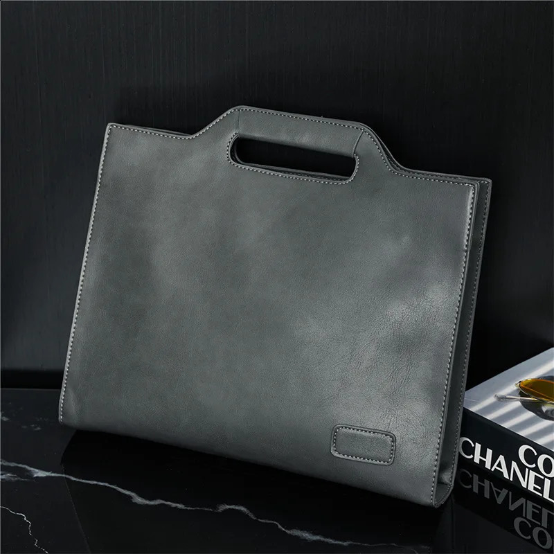 Shoulder Bag Handbag Man Square Cross Body Men Office Bags For Executive Briefcase PU Working Teacher Messenger Tote 240730