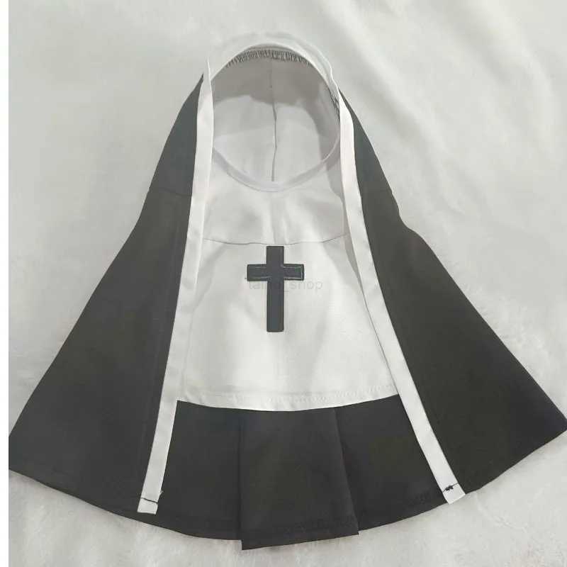 Halloween Dog Costumes Funny Pet Clothes Nun Headwear Cosplay Costume Sets Novelty Small Medium Dogs Cats Pet Products DecorateXJ240731