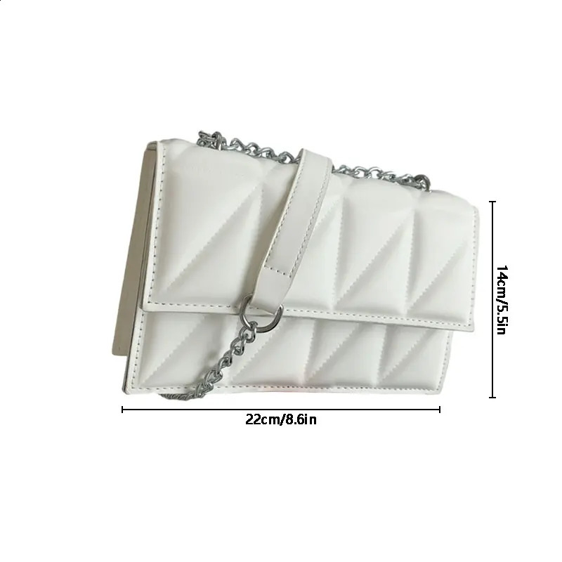 1PC fashion retro small square bag casual trend crossbody chain shoulder 240816Z