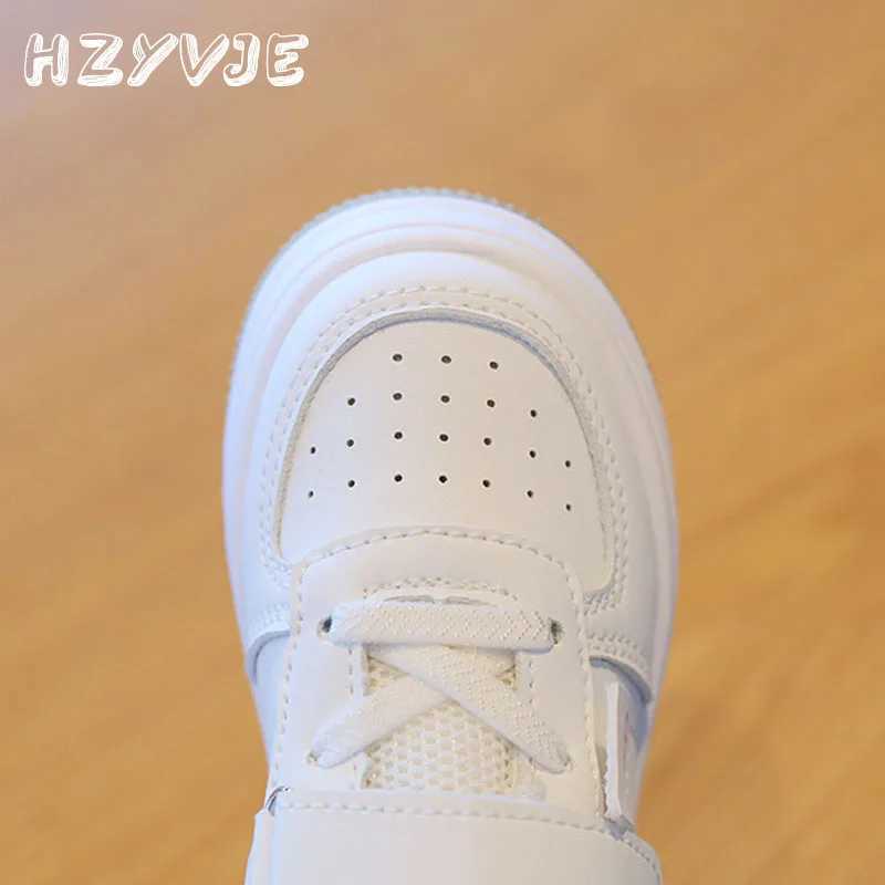 Childrens casual sports shoes 2024 new comfortable single shoes for babies boys girls toddlers white shoes Tenis sports board shoes X250409