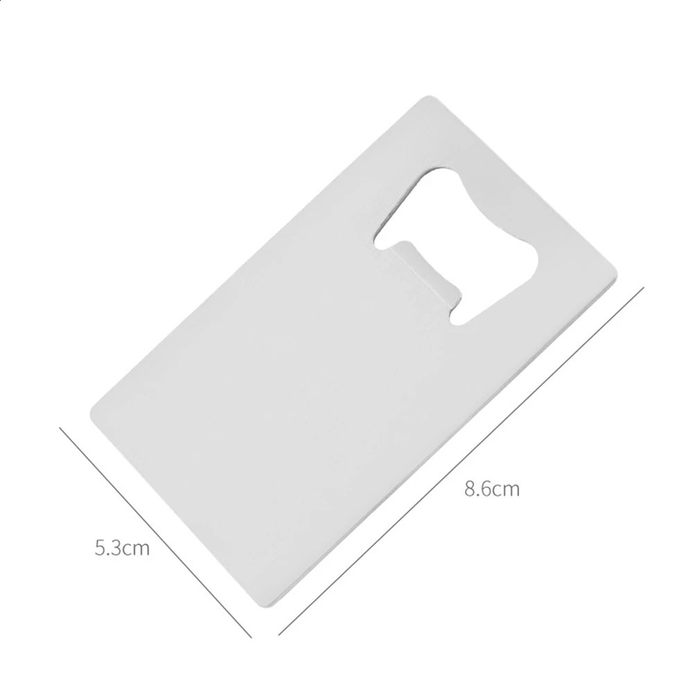 10pcs Poker Credit Card Stainless Steel Beer Bottle Opener for Your Wallet and Pocket Nice for Groomsmen Present 240731
