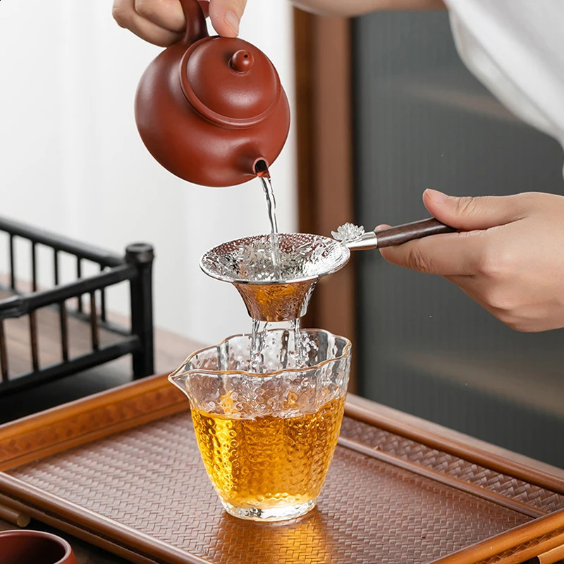 Mental Mesh Tea Strainer Stainless Steel Filter Sieve Teaware Lace Tea Drain Useful Tea Infusers Kitchen Accessories 240731