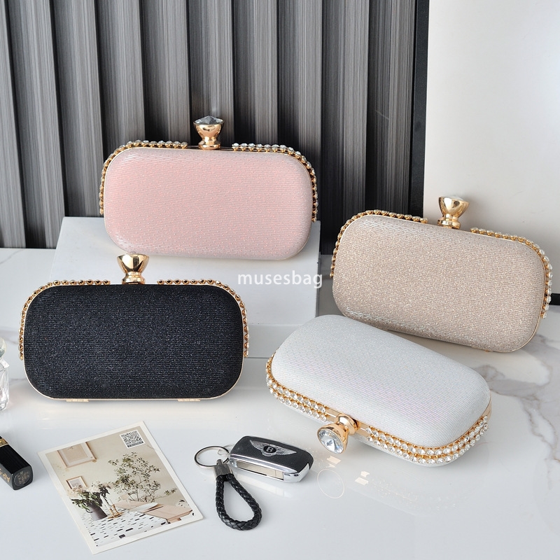 Europe and the United States dinner bag new evening bag cross-border niche design high-grade crossbody with diamond hand hold bill of lading shoulder 