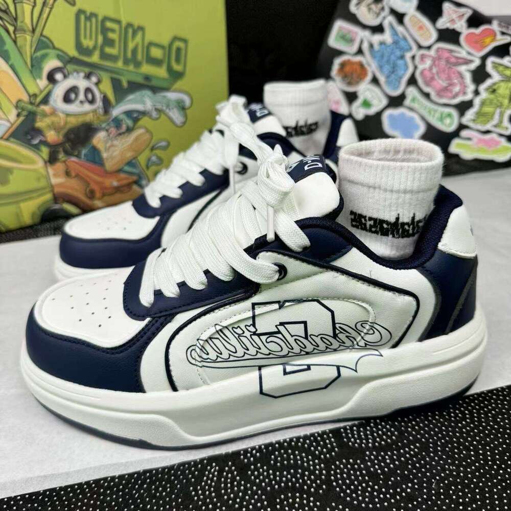 S Men Ddmysports Women Trendy Casual Low Top Thick Sole New Design Sense White Versatile Athleisure Shoes Black Free Shipping Outdoor ole ense hoes hi