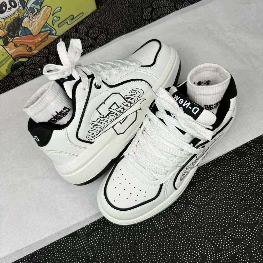 S Men Ddmysports Women Trendy Casual Low Top Thick Sole New Design Sense White Versatile Athleisure Shoes Black Free Shipping Outdoor ole ense hoes hi