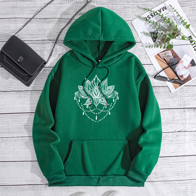 Autumn and winter Korean style trendy and fashionable unisex casual versatile loose fleece hooded sweatshirt F7.31#25