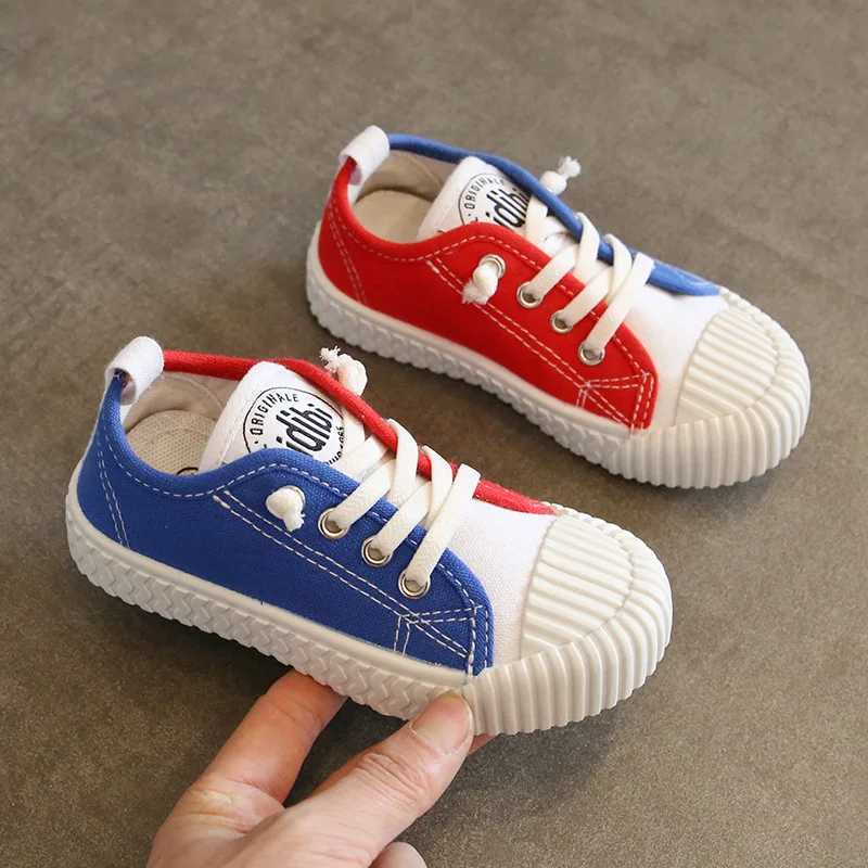 Childrens canvas shoe board mens biscuit sole casual shoe trend childrens shoes girls casual sports shoes X250409