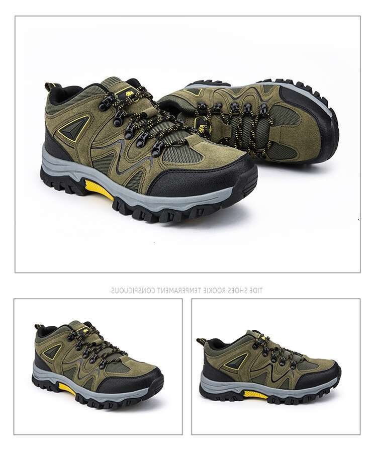 2024S Outdoor 2024 New Four Seasons Hiking Waterproof Non-Slip Low-Top Cross-Border Wholesale Mens Travel Shoes