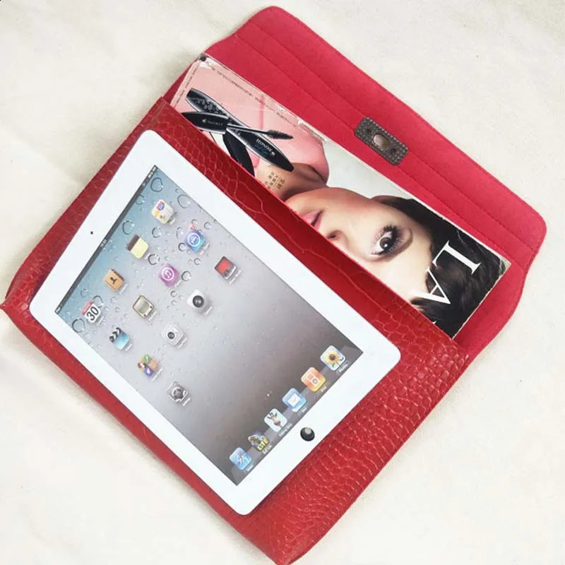 Solid Color Envelope Clutch Handbag Casual Women Lychee Pattern PU Leather Messenger Purse Large Capacity Ladies Bags 240730