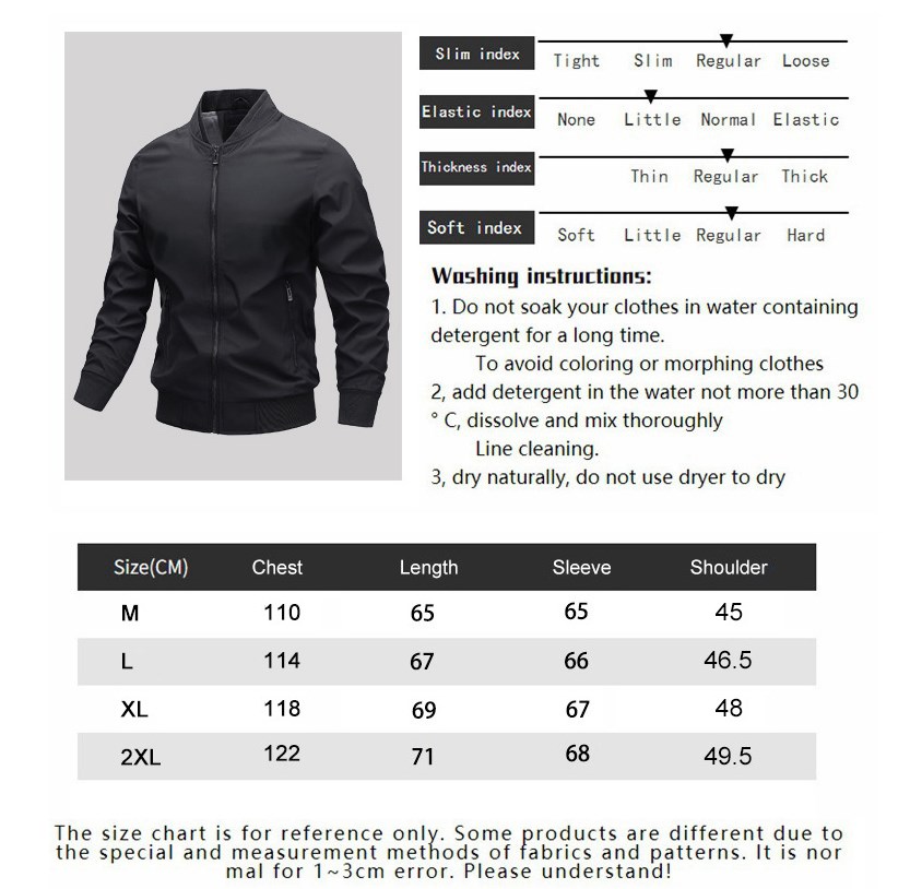Men's Jackets 2024 Spring And Autumn Solid color jacket Casual sports youth coat 8 colors