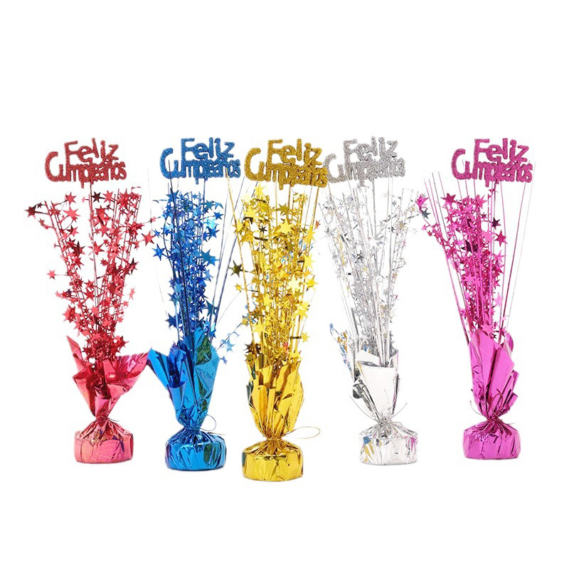 Wedding English risers birthday decorations crafts ribbons Christmas ornaments table decorations table decorations wedding festive supplies