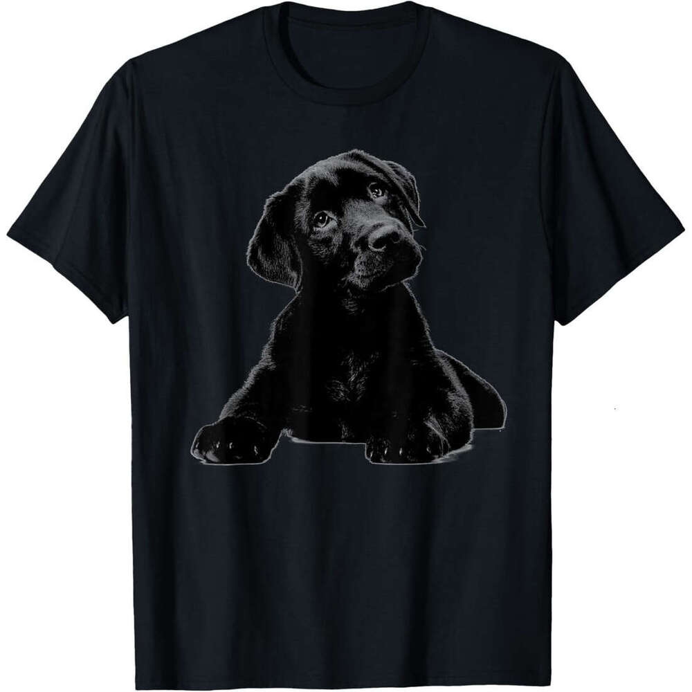 T shirt Mens Black Lab Puppy Graphic Tees Men - Dog Mom Shirt T-Shirt shirts tshirt graphic tee Casual tops summer clothes Short sleeve Free shipping