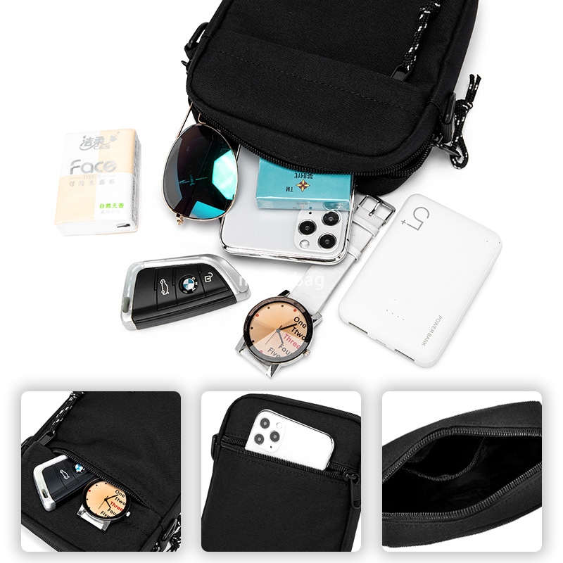 Men's small bag extra small shoulder mini small hanging bag small body bag Fashion brand diagonal small backpack lightweight boys crossbody bag