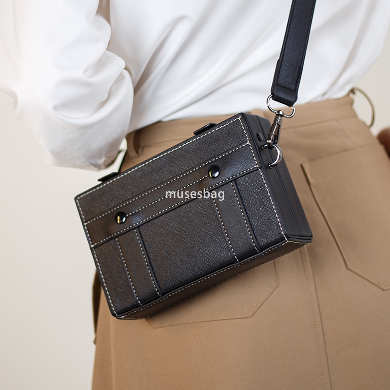 New sunspot bag men's fashion cool small square bag fashion casual stereotyped bag personality brand niche crossbody bag