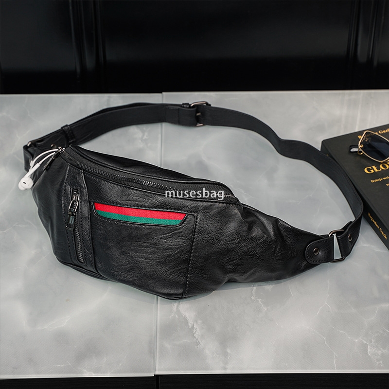 New fashion trend simple chest bag all casual frosted waist pack men's and women's single shoulder crossbody bag wholesale