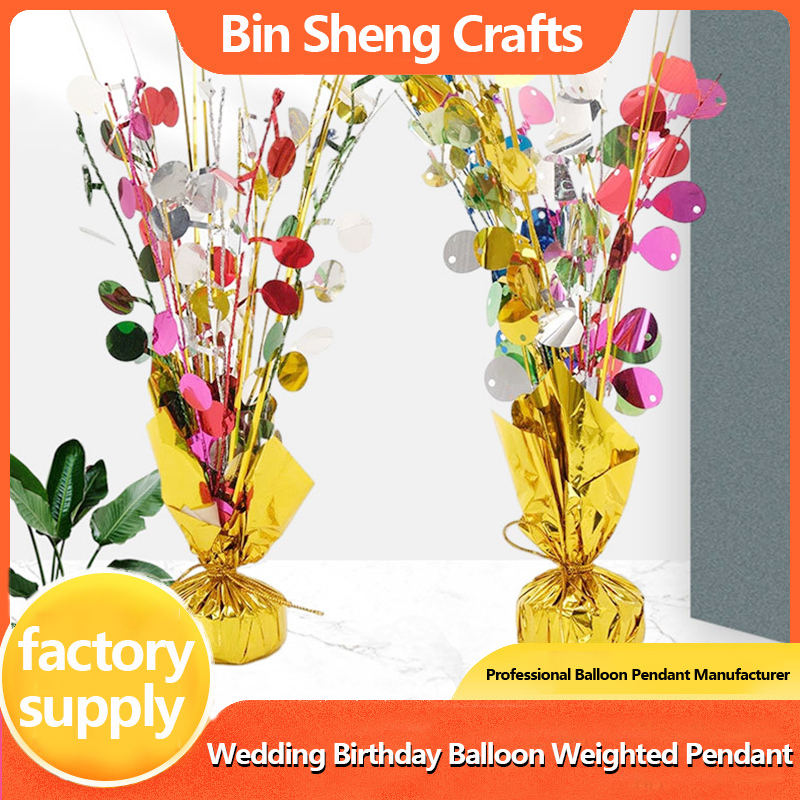 Party Festival Wedding Wedding Room Crafts Decoration Balloon Table Float Table Decoration Balloon Holder Bracket Load-bearing pendant Five pieces per