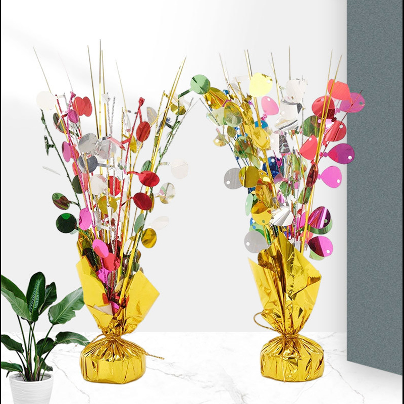 Party Festival Wedding Wedding Room Crafts Decoration Balloon Table Float Table Decoration Balloon Holder Bracket Load-bearing pendant Five pieces per