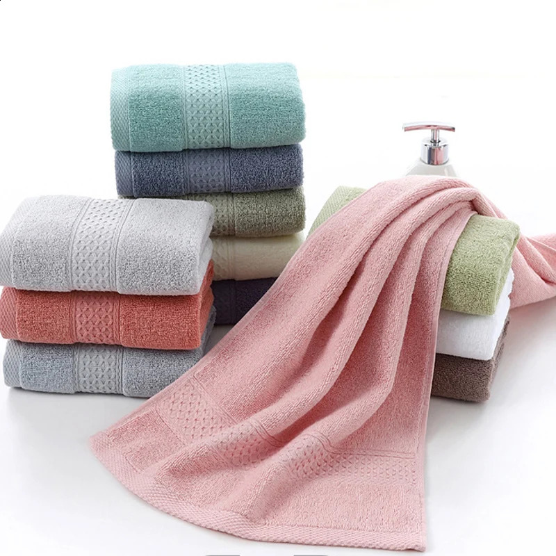 100 th towel pure cotton Soft Absorbent Adult Bath Towel Ultra And Highly use Hand Face 240730