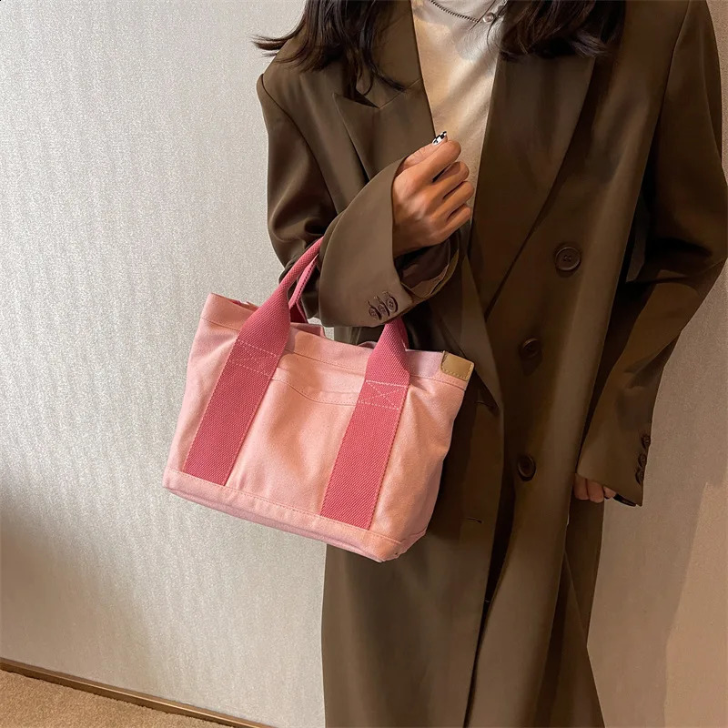 Women Summer Large Capacity Travel Canvas Crossbody BagsShoulder Bag 240730