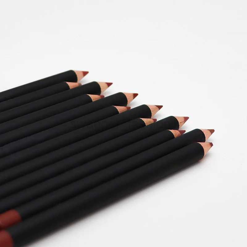 12 Colors Matte Lipstick Lip Liner Set Nude Color Lasting Non-removal Makeup Lipliner Waterproof Sweat Proof Soft Pencil MakeupXJ240731