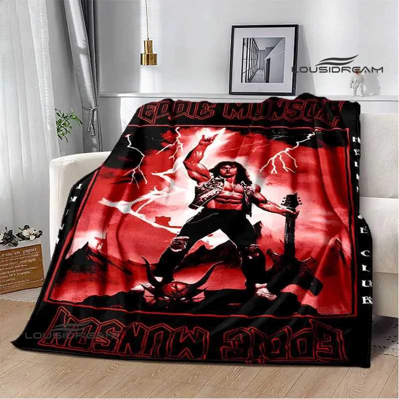 EDDIE MUNSON Printing Blanket Flannel Blanket Soft and Comfortable Blanket Home Travel Blanket bedding Birthday Gift Y240730