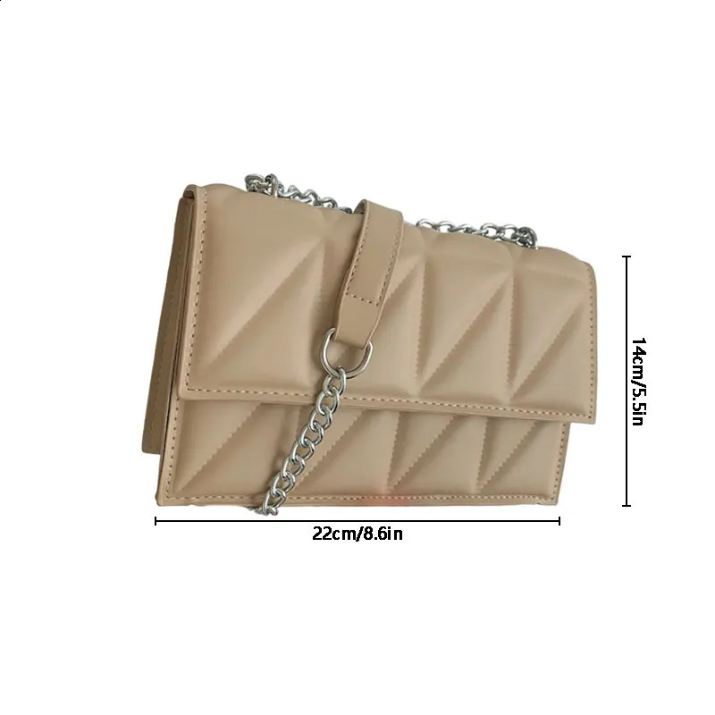 1PC fashion retro small square bag casual trend crossbody chain shoulder 240816Z