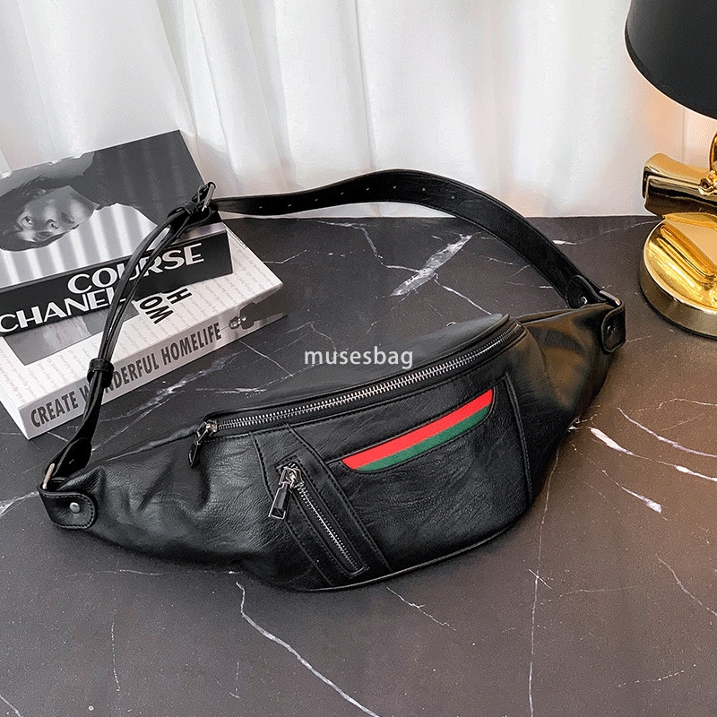 New fashion trend simple chest bag all casual frosted waist pack men's and women's single shoulder crossbody bag wholesale