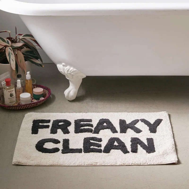 Home Doormat Bedroom Living Room Carpet Water Absorption Non-slip Bath Mat Custom Pattern Bathroom Rugs Nordic Take It Off Funn 240730
