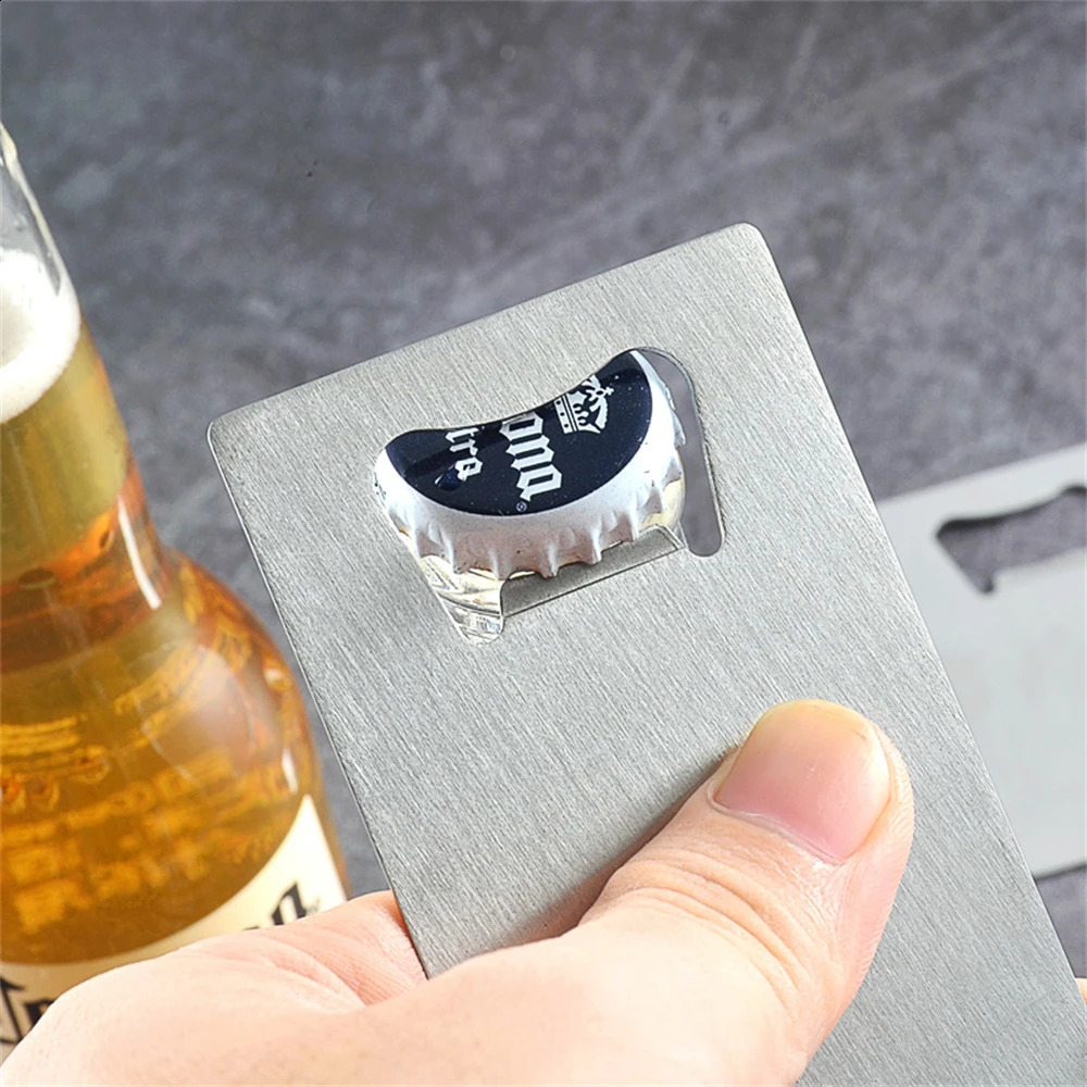 10pcs Poker Credit Card Stainless Steel Beer Bottle Opener for Your Wallet and Pocket Nice for Groomsmen Present 240731