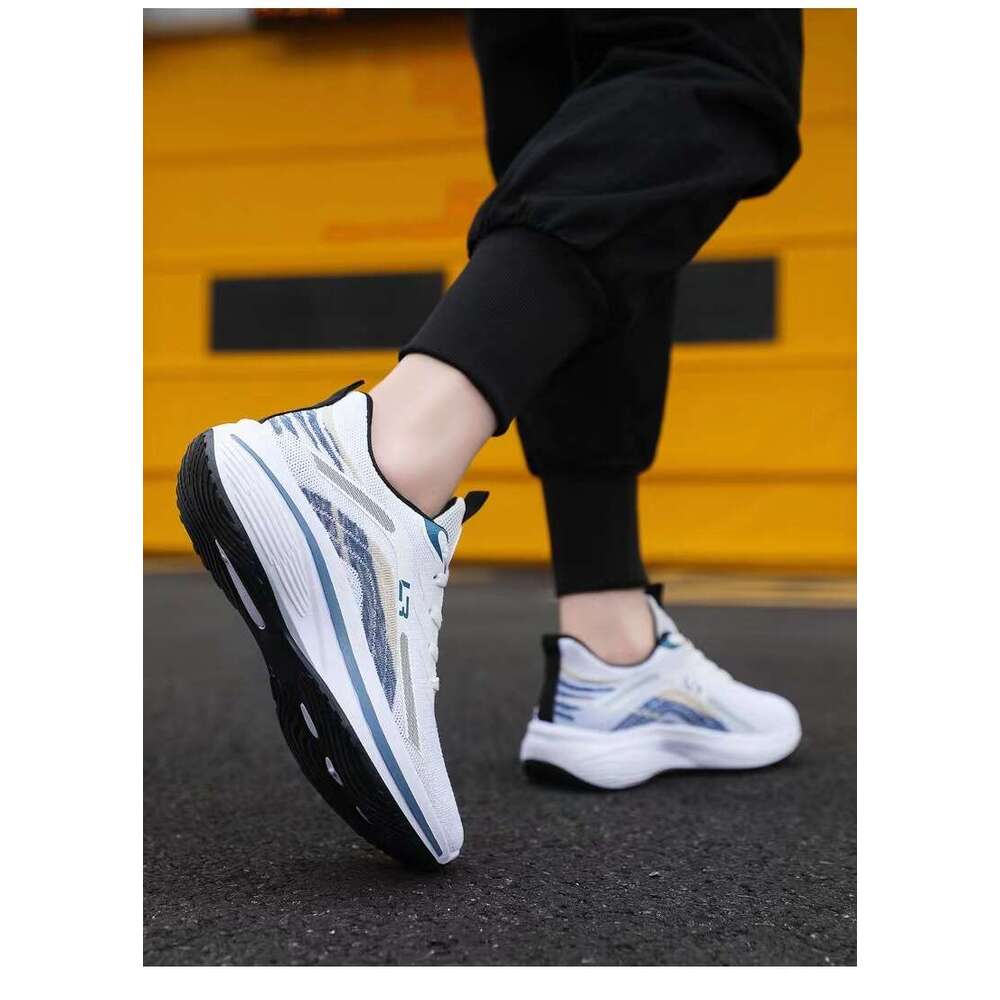 S Autumn Ddmysports Men New Fly Woven Breathable Sneakers Popular Casual Lightweight Running Shoes Free Shipping Outdoor neakers hoes hipping