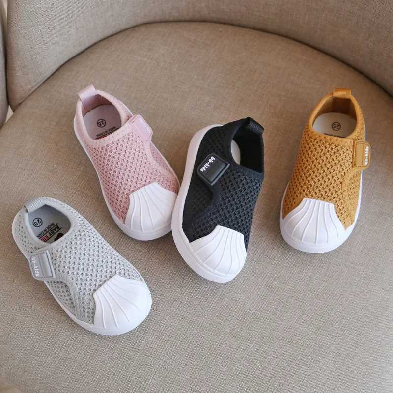Boy Sport Shoe Spring Autumn Allmatch Tennis Shoes Casual Shoes Comfortable Shoes Girls Shoes Soft soled Skating Shoes Shell toe Childrens Shoes X2504