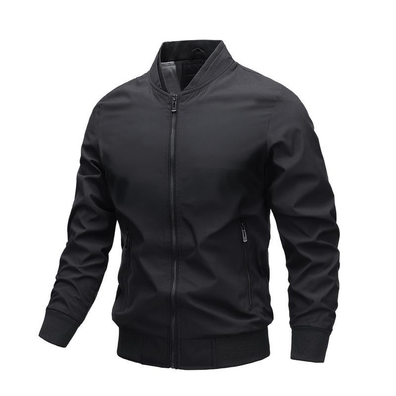 Men's Jackets 2024 Spring And Autumn Solid color jacket Casual sports youth coat 8 colors