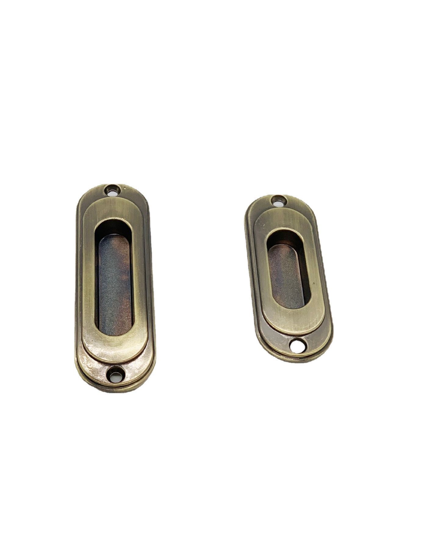 Wholesale embedded invisible matching concealed handle sliding door cabinet door handle buckle modern simple drawer cabinet 581-56