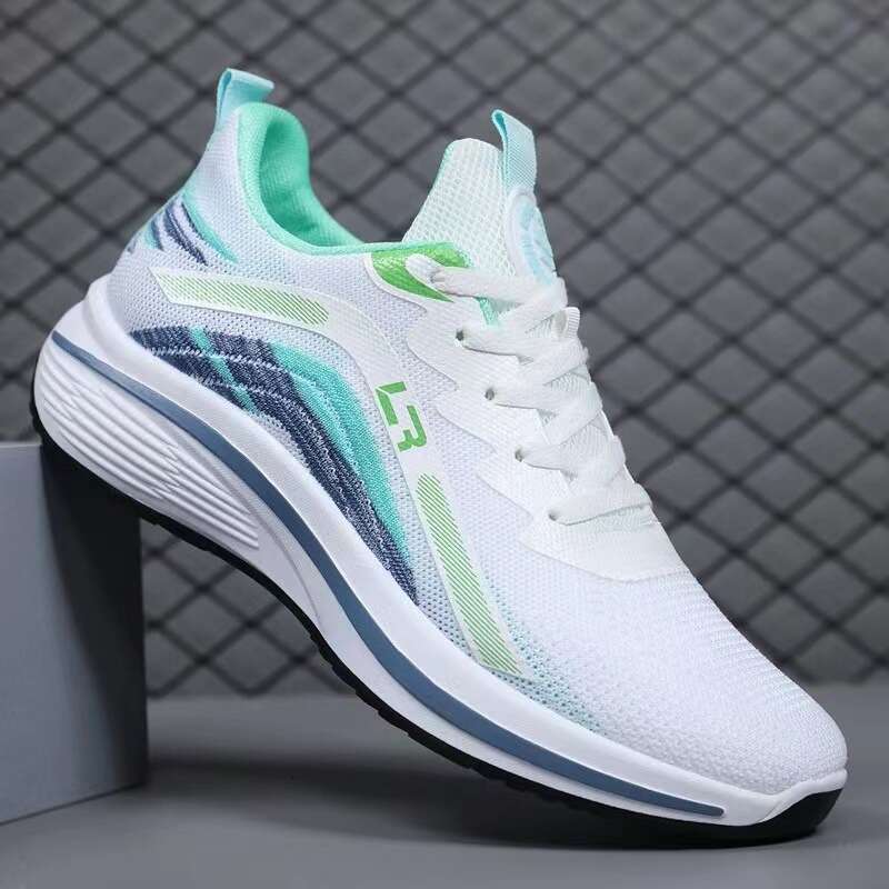 S Autumn Ddmysports Men New Fly Woven Breathable Sneakers Popular Casual Lightweight Running Shoes Free Shipping Outdoor neakers hoes hipping