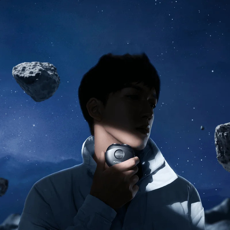 FLYCO FS891 Small UFO Mens High Quality Electric Shaver Small and Portable Mini Shaver Mini Shaver Is Suitable for All Scenes 240719