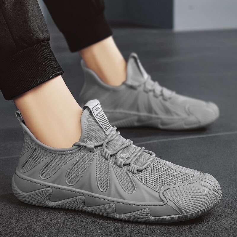 S Running Ddmysports Shoes Knitted Mesh Fashion Men And Green Grey Black Trainers Sports Outdoor hoes ports