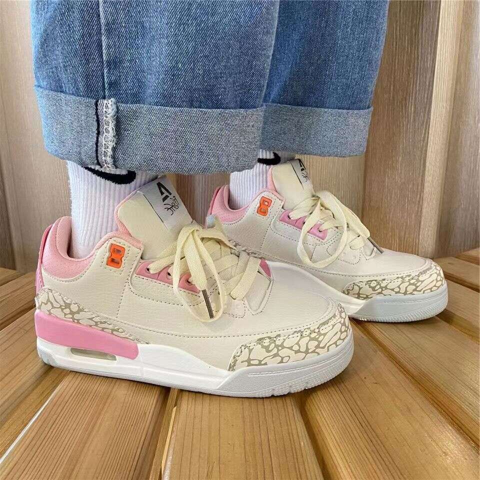 2024s Girl Pink Basketball Running Shoes