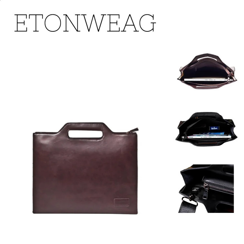 Shoulder Bag Handbag Man Square Cross Body Men Office Bags For Executive Briefcase PU Working Teacher Messenger Tote 240730