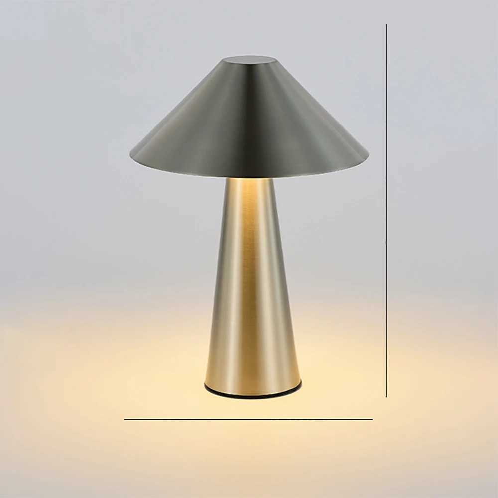 LED Wireless Table Lamp USB Rechargeable Desk Lamp Creative Atmosphere Light for Bedside Room Restaurant Cafe Decorative LampKL240731