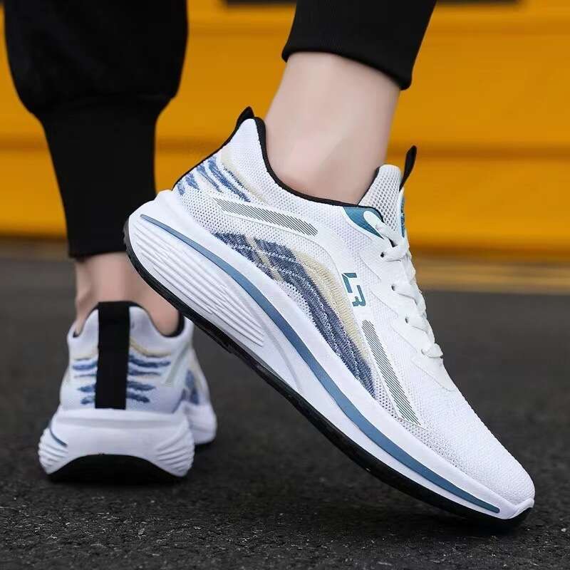 S Autumn Ddmysports Men New Fly Woven Breathable Sneakers Popular Casual Lightweight Running Shoes Free Shipping Outdoor neakers hoes hipping