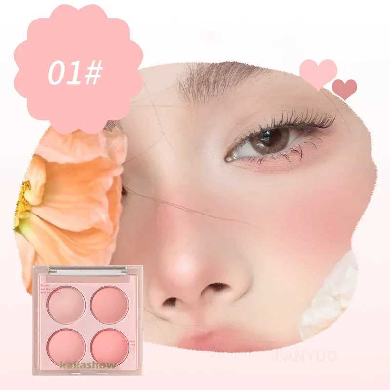 Korean Blush Pallete Expansive Color Brightening Face Contouring Shadow Blusher Long-lasting Tint Cheek Korean Makeup CosmeticsXJ241111
