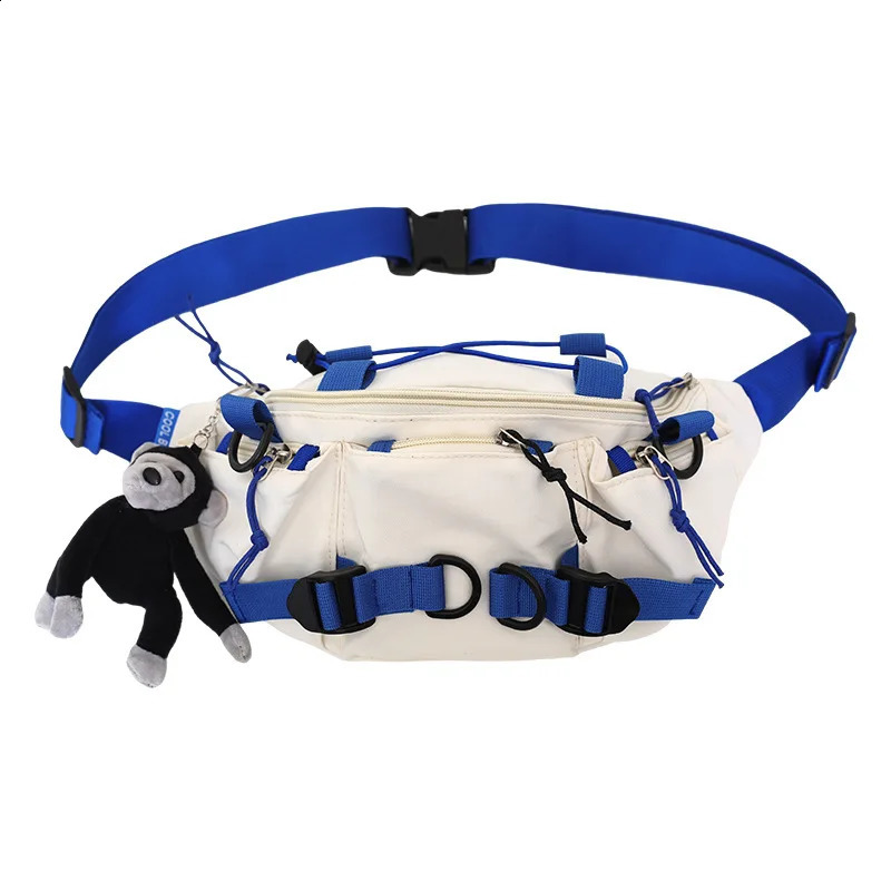 Punk hiphop multifunctional casual sports chest bag mens technical clothing tactical cross body motorcycle waist 240821