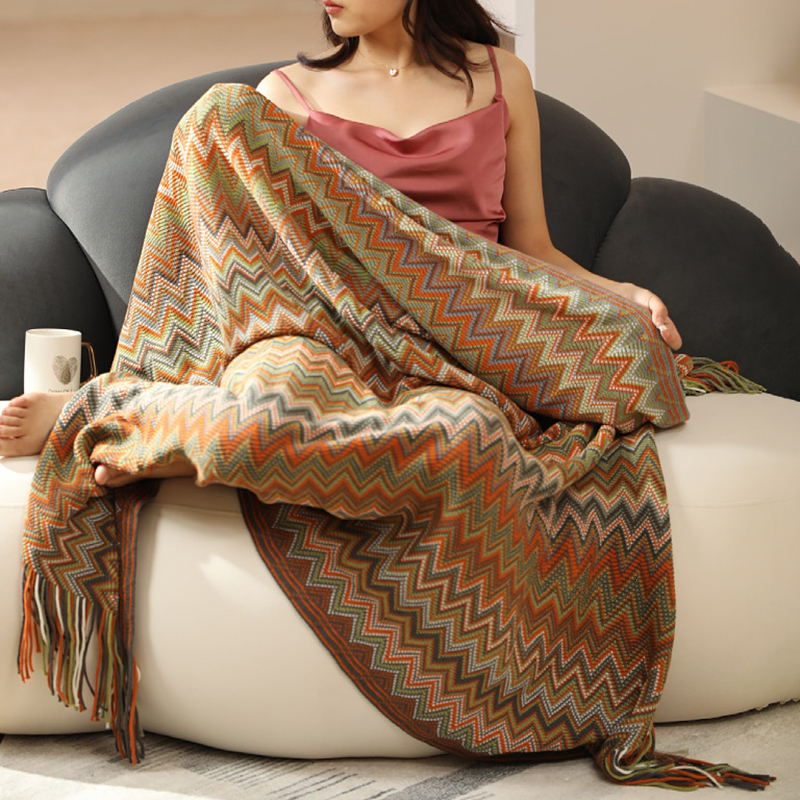 FOGOMOVE designer Blanket Geometry Aztec Ba Blankets Ethnic Sofa Cover Slipcover Decor Throw Wall Hanging Tapestry Rug Cobertor