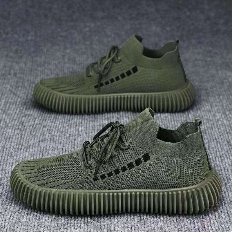 S Lightweight Ddmysports Men Sports Fiess Running Fashionable Soft Sole Shoes Lace Up Sneakers Outdoor ports oft ole hoes neakers