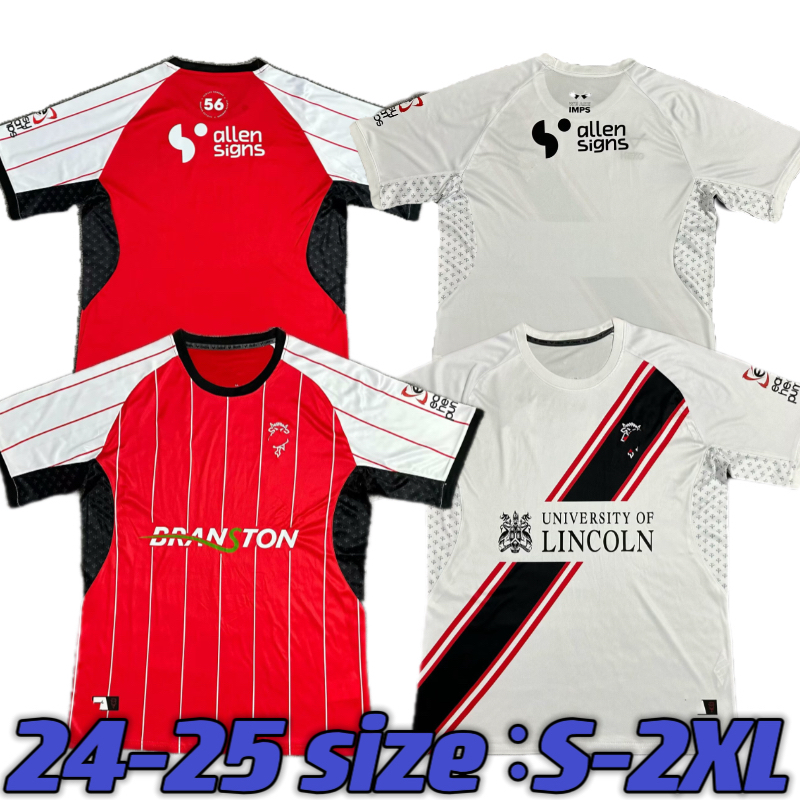 Lincoln City 24 25 Soccer Jerseys 2024 2025 Home Football shirt Kit Timothy Ioma Reagan Poole football shirt Adult kids kit