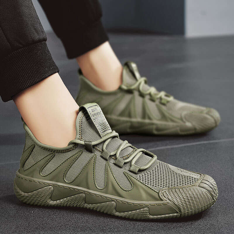 S Running Ddmysports Shoes Knitted Mesh Fashion Men And Green Grey Black Trainers Sports Outdoor hoes ports