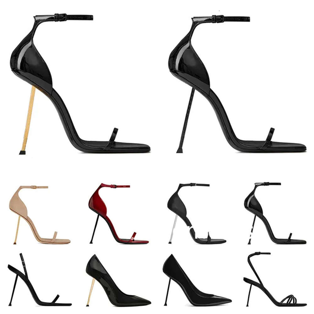 Designer Sandals OPYUM High Heels Women Open Toe Stiletto Heel Classic Metal Letters Sandal Fashion Stylist Shoes Dust Bag size 34-42