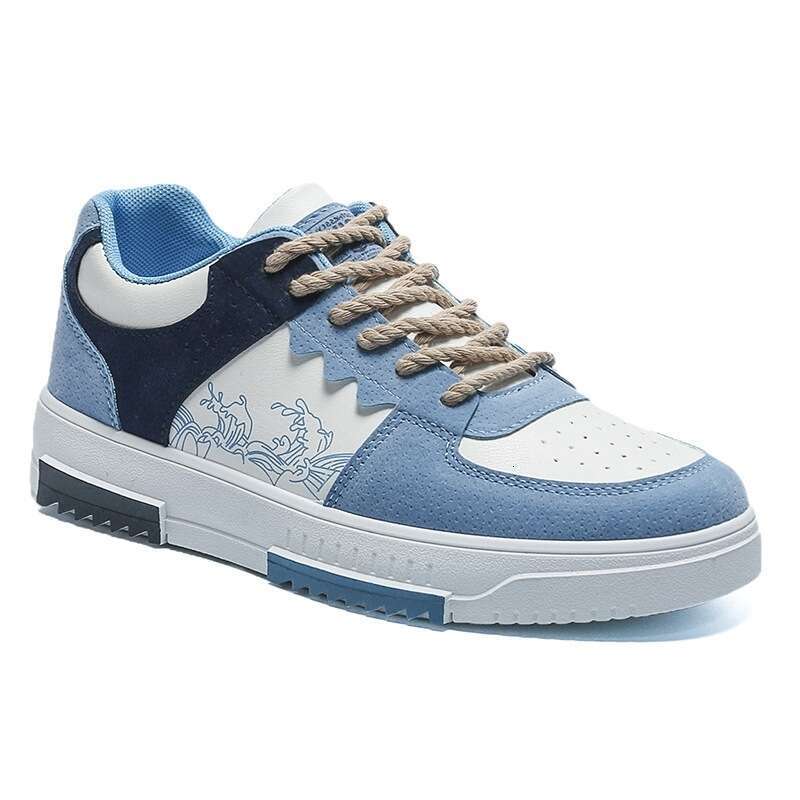 S Spring Ddmysports New Breathable White Men Versatile Thick Soled Sports And Leisure Board Trendy Shoes Outdoor pring oled ports hoes