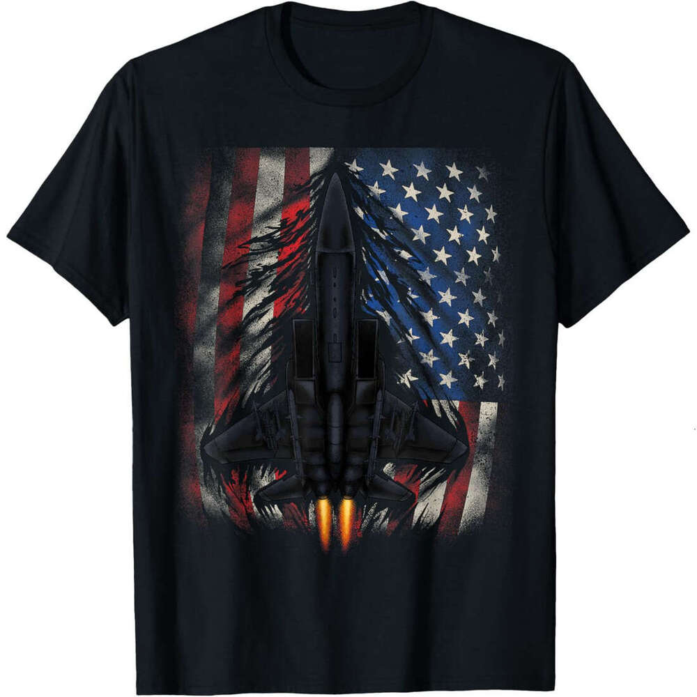 T shirt Mens Patriotic Jet 4th Of July Shirts For Men USA T-Shirt shirts tshirt graphic tee Casual tops summer clothes Short sleeve Free shipping
